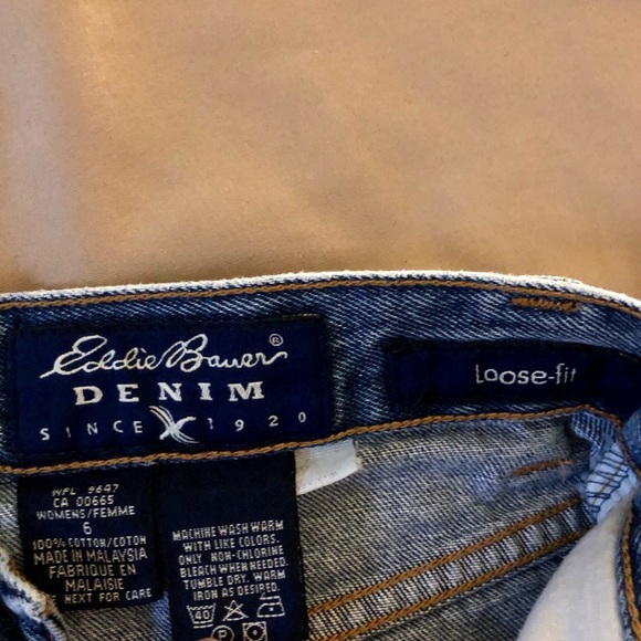 Eddie Bauer Vintage Jean Shorts - Picture 3 of 3